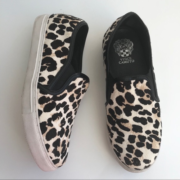 Vince Camuto Shoes - Vince Camuto | Leopard Print Calf Hair Loafers